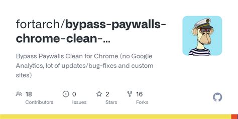 paywall bypass github|Bypass Paywalls Clean for Chrome